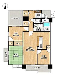 間取図画像 3LDK