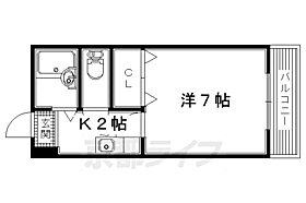 大阪府枚方市田口3丁目（賃貸マンション1K・3階・23.00㎡） その2