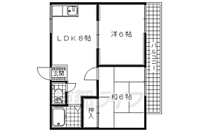 京都府宇治市宇治蔭山（賃貸アパート2LDK・2階・40.39㎡） その2