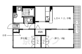 京都府木津川市梅美台4丁目（賃貸マンション2LDK・1階・57.33㎡） その2