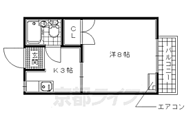 京都府京田辺市興戸郡塚（賃貸アパート1K・2階・23.19㎡） その2