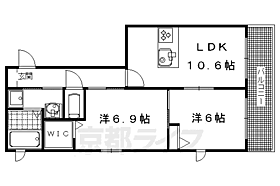 シャーメゾン神川 102 ｜ 京都府京都市伏見区羽束師鴨川町（賃貸アパート2LDK・1階・53.50㎡） その2