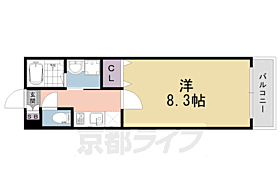 京都府京都市南区東九条東札辻町（賃貸マンション1K・3階・24.00㎡） その2