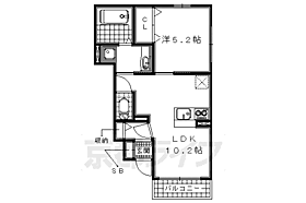 京都府木津川市相楽城西（賃貸アパート1LDK・1階・38.16㎡） その2