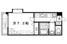 メゾン・ナイスリー 5C ｜ 京都府京都市伏見区深草西浦町8丁目（賃貸マンション1K・5階・24.14㎡） その1