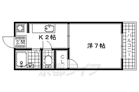 京都府京田辺市三山木南山（賃貸アパート1K・2階・19.00㎡） その2