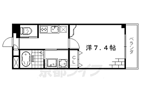 プラリア竹田 406 ｜ 京都府京都市伏見区竹田中内畑町（賃貸マンション1K・4階・24.91㎡） その2