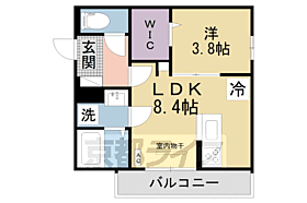 京都府京田辺市田辺深田（賃貸アパート1LDK・2階・32.58㎡） その2