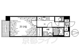 メゾン・アロー 3D ｜ 京都府京都市伏見区深草西浦町8丁目（賃貸マンション1K・3階・28.35㎡） その2