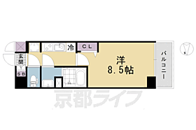 ＳＯＬ　ＣＲＥＳＴ　ＴＡＰＰ　伏見 209 ｜ 京都府京都市伏見区深草西浦町5丁目（賃貸マンション1K・2階・25.52㎡） その2