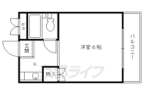 メゾンアイゼン 1-B ｜ 京都府京都市伏見区深草飯食町（賃貸アパート1K・1階・17.47㎡） その2