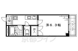 エトワール肥後町 3階1Kの間取り