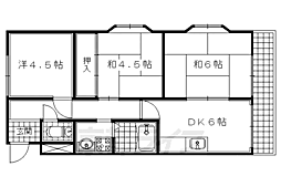 脇田建設ビル 3DKの間取図画像