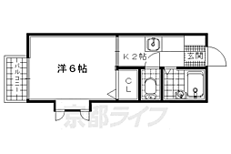 ＭＣ21 1階1Kの間取り