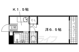 ＴＯ　ＢＥ　ＬＩＶＩＮＧ　ＳＡＷＡＤＡ 4階1Kの間取り