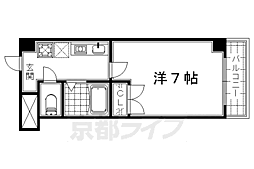 Ｓｕｎ　Ｗｉｓｔｅｒｉａ 4階1Kの間取り