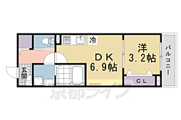 ジーメゾン小栗栖クレフィエ 3階/-