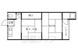 今里ハウス 2階/-