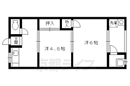 柳本荘 2Kの間取図画像