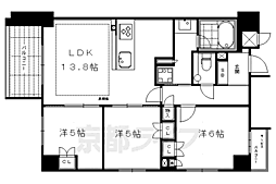 イーグルコート御所南柳馬場二条 3階/-