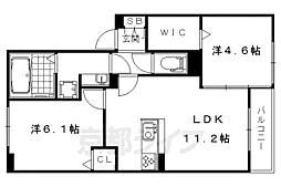 ソレアード御室 1階/-