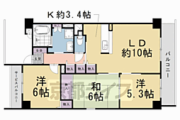 古西町446 3LDKの間取図画像