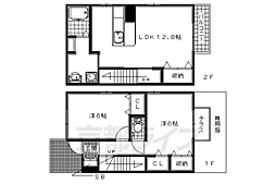 サルドセジュール 2LDKの間取図画像