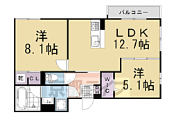 アレ・デ・フルール西向日駅前 北棟 1階/-