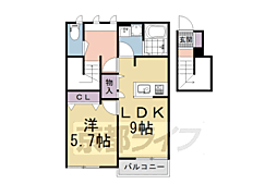 カーサ紙屋川 2階/-