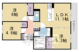 サウス・レジデンス菱川 1階/-