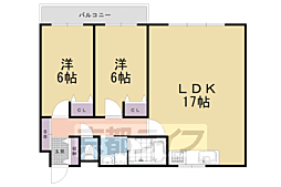 i.House01 2LDKの間取図画像