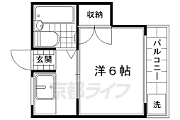 マンションナガヤ 1Kの間取図画像