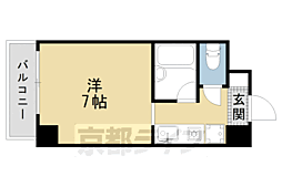 ハウゼ公園前 1Kの間取図画像