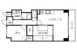 フェアリージャム 2LDKの間取図画像