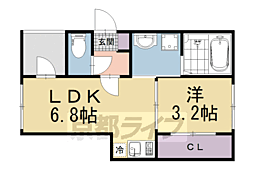 ハーモニーテラス深草キトロ町 2階/-