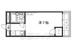 ロイヤルハイツヤシマ1 1Kの間取図画像