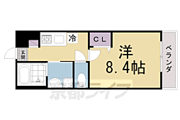 フォンスモンテ 1Kの間取図画像