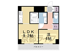 メゾンドゥレテューディヤン浩栄 1LDKの間取図画像