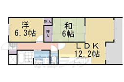 クラヴァス長岡京 2階