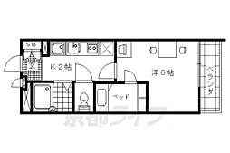 レオパレス洛 1階/-