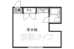 シェモワ30 ワンルームの間取図画像