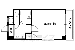 レ・タン・ドゥ・ラ・メール・CK5 1Kの間取図画像
