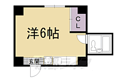 アスターナ9ボックス ワンルームの間取図画像