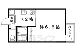 ハイツ丸上 1Kの間取図画像