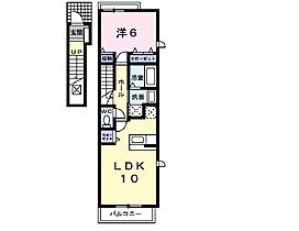 プラージュB 201 ｜ 茨城県土浦市港町２丁目（賃貸アパート1LDK・2階・42.80㎡） その2