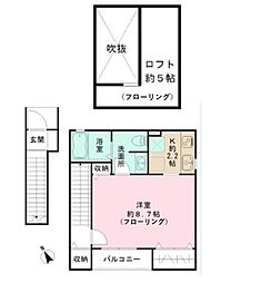 東京メトロ丸ノ内線 四谷三丁目駅 徒歩4分の賃貸アパート 1階ワンルームの間取り