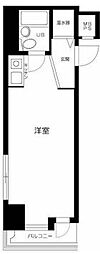 東京メトロ半蔵門線 半蔵門駅 徒歩1分の賃貸マンション 3階ワンルームの間取り