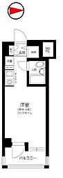 ルネ御苑プラザ ワンルームの間取図画像