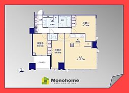 シティタワーズ豊洲ザ・シンボル 3LDKの間取図画像