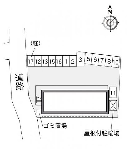 レオパレスサンライズ春日 105｜徳島県徳島市春日1丁目(賃貸アパート1K・1階・23.18㎡)の写真 その3